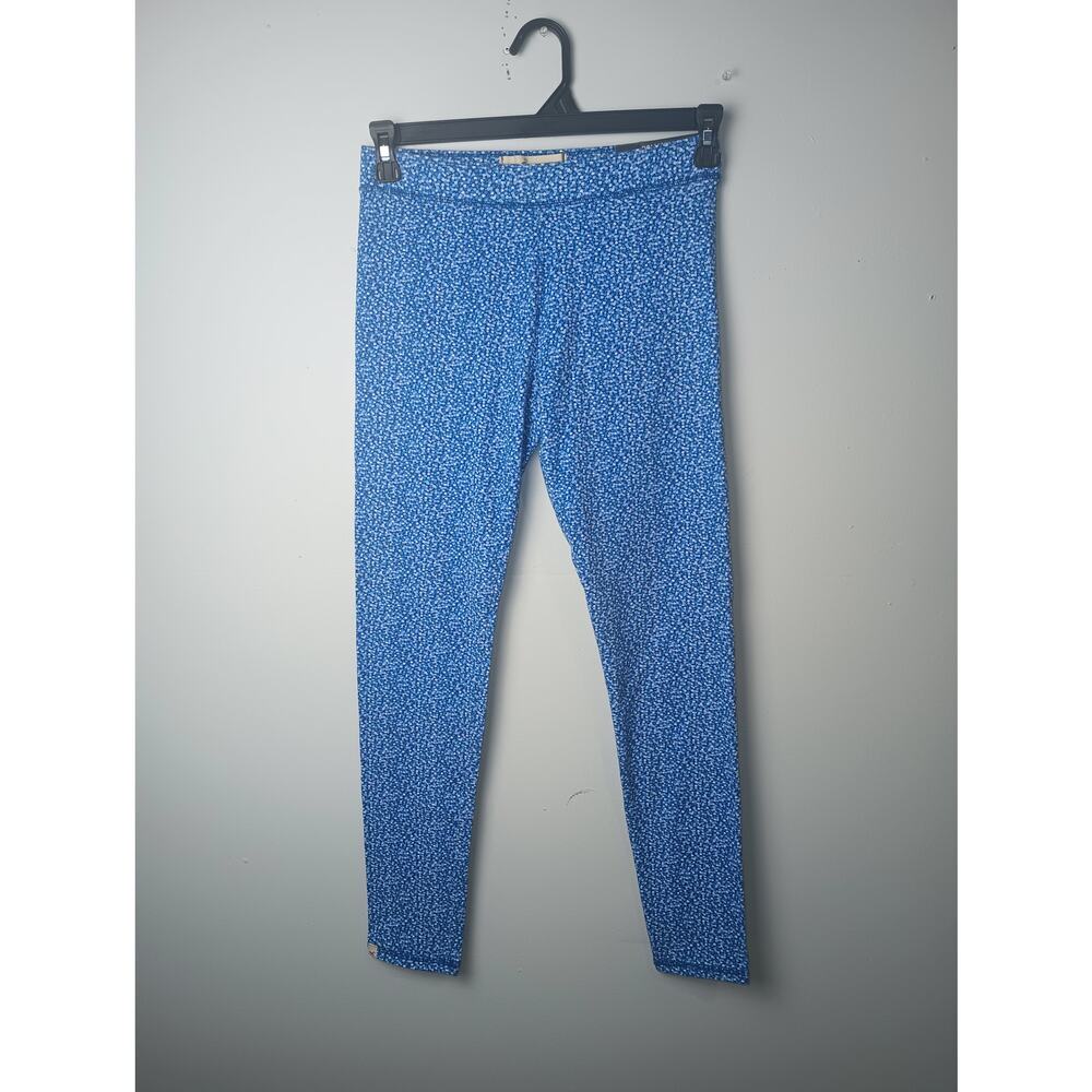 Hollister Dainty Floral High‎ Rise Leggings NWT Pull on Blue Women Medium